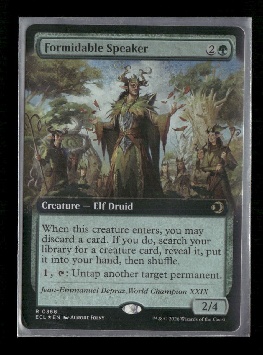 Lorwyn Eclipsed Formidable Speaker (Extended Art) #366