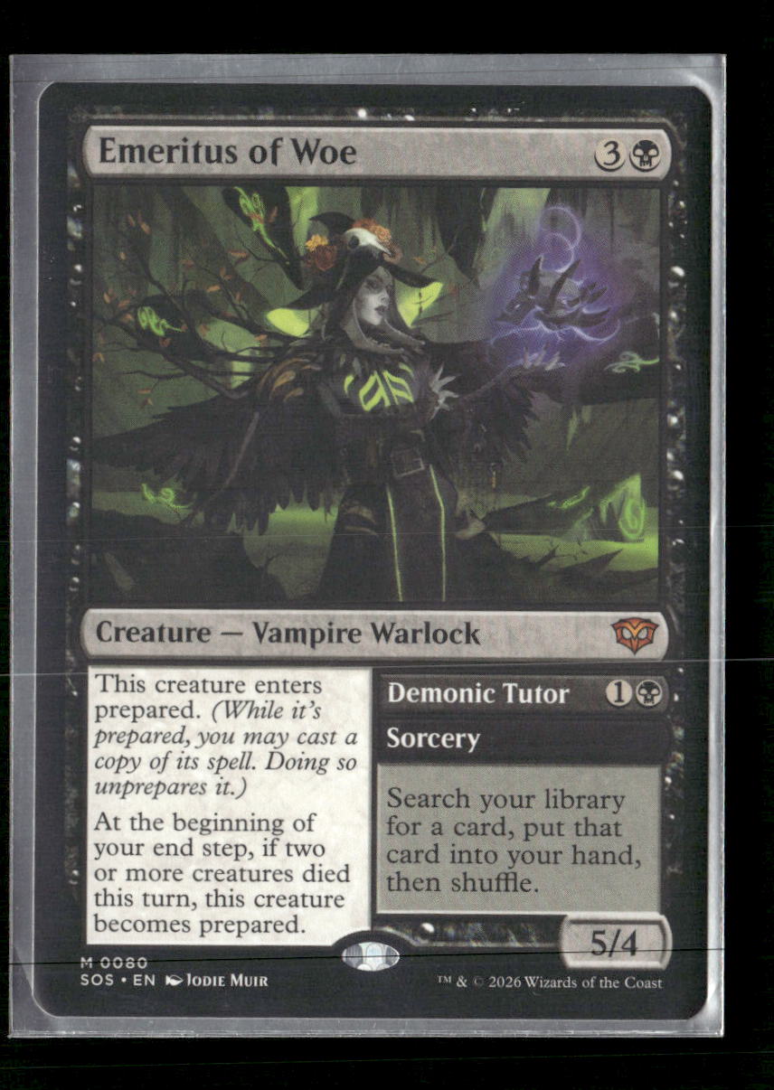 Secrets of Strixhaven Emeritus of Woe #80