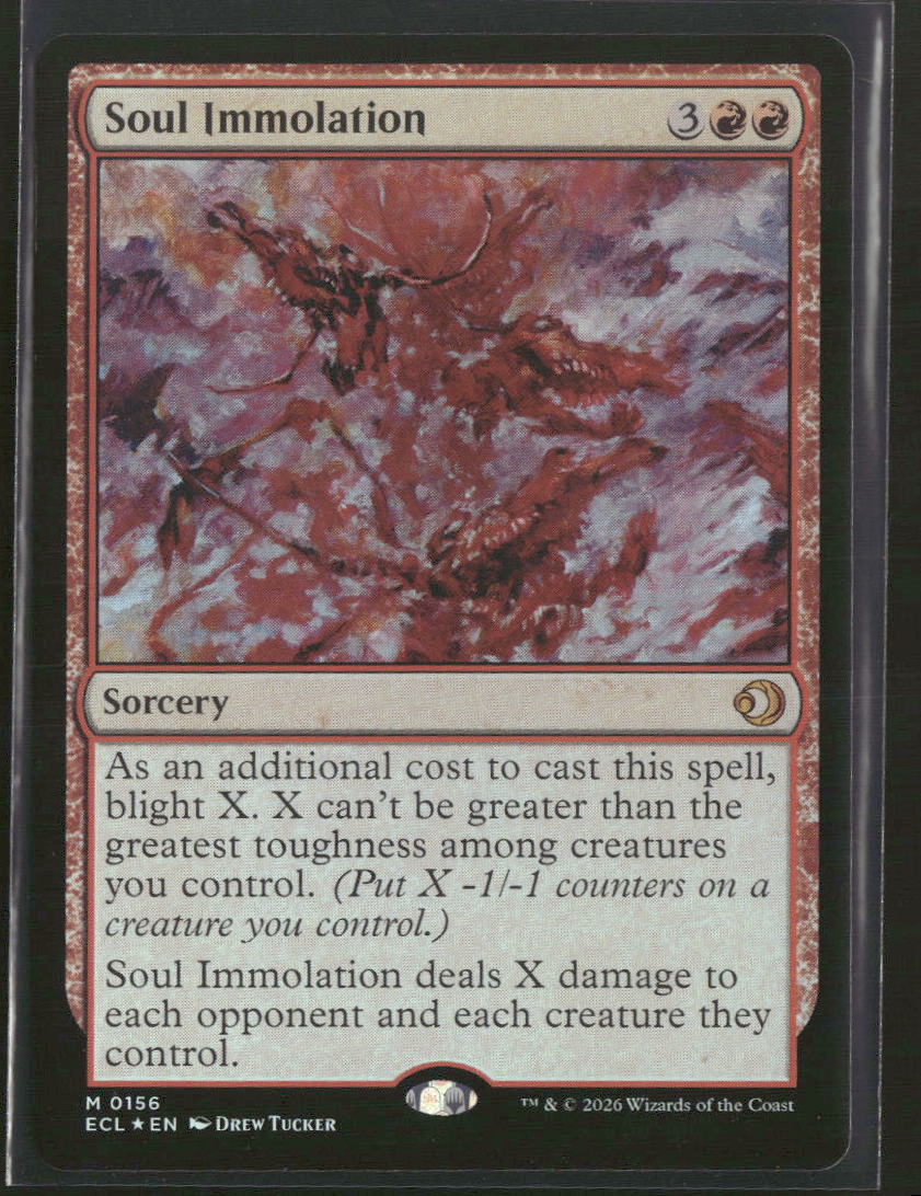 Lorwyn Eclipsed Soul Immolation #156