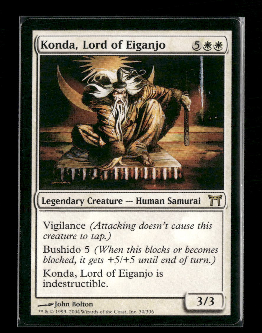 Champions of Kamigawa Konda, Lord of Eiganjo #30