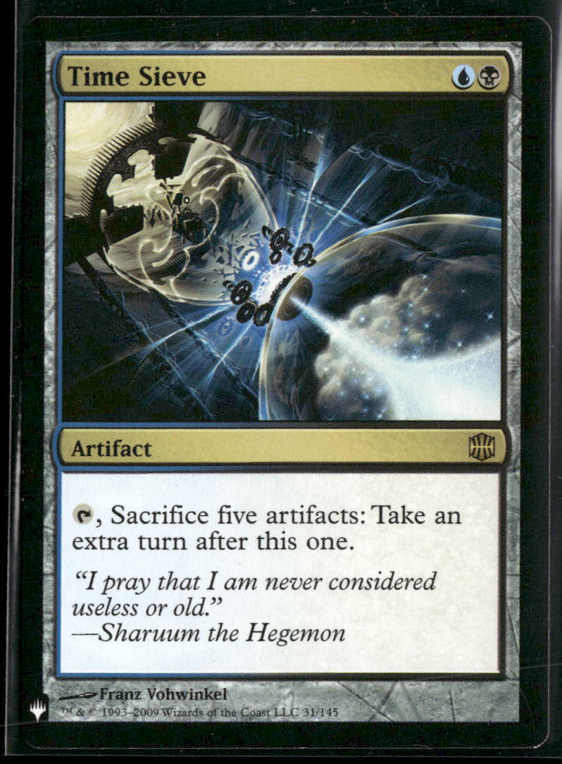 The List Reprints Time Sieve #31
