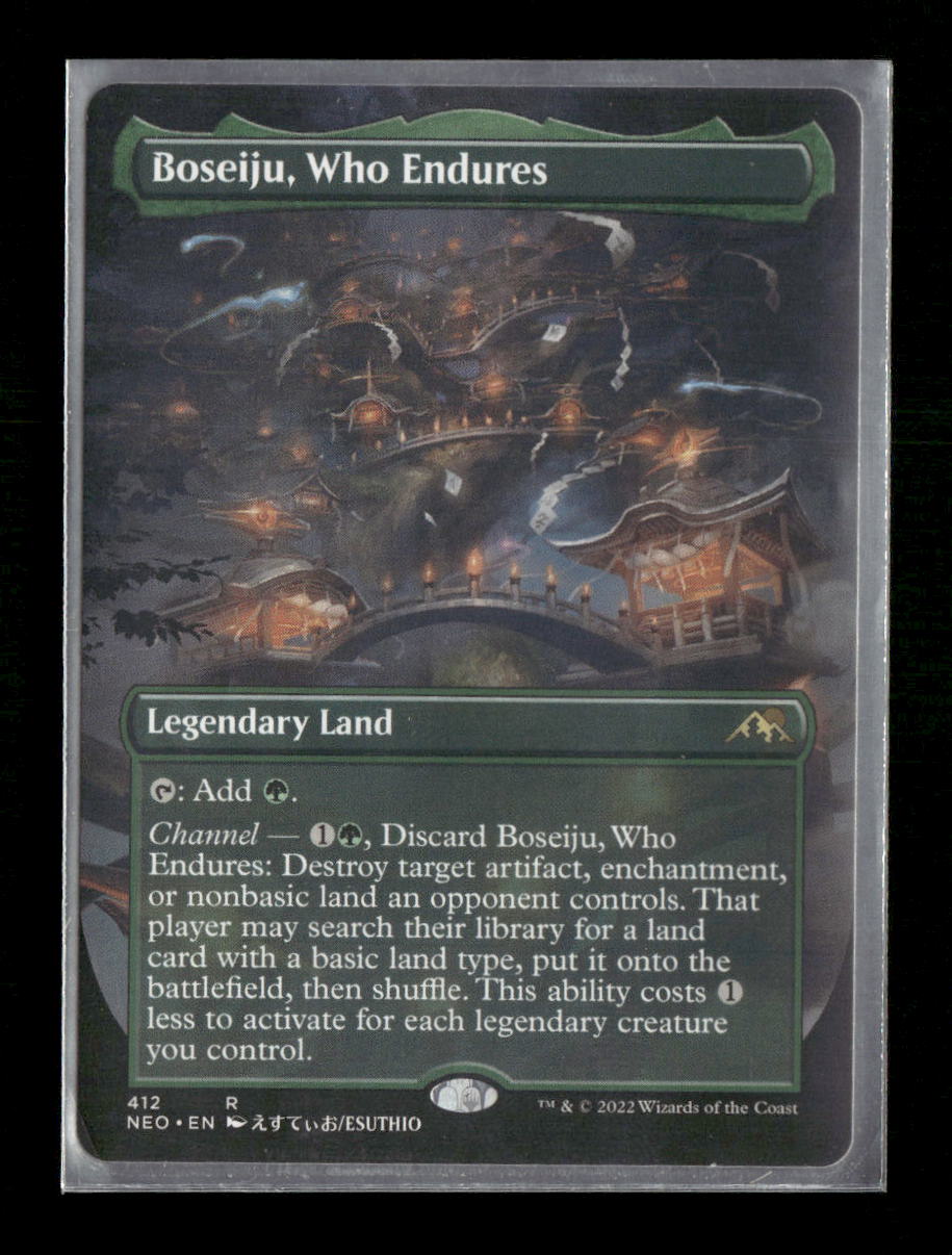 Kamigawa: Neon Dynasty Boseiju, Who Endures (Borderless) #412