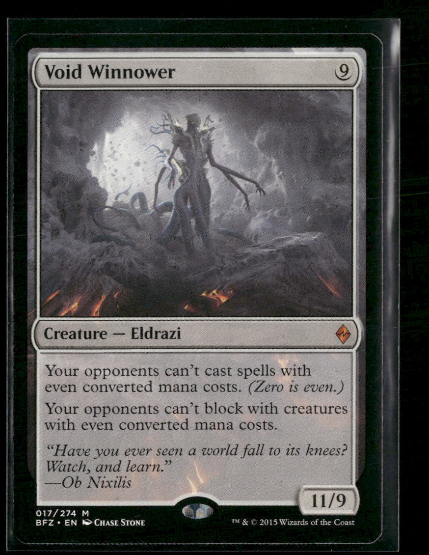 Battle for Zendikar Void Winnower #17