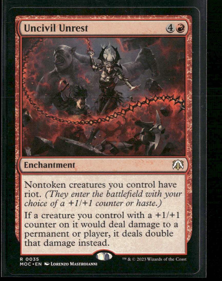 Commander: March of the Machine Uncivil Unrest #35