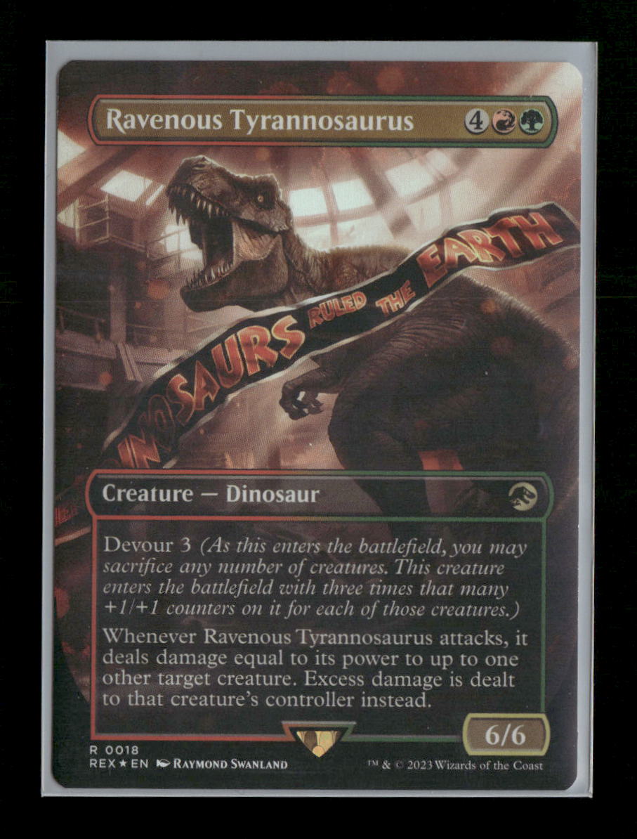 UB: Jurassic World Collection Ravenous Tyrannosaurus (Borderless) #18