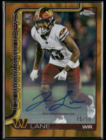 2025 Topps Chrome Retail Rookie Auto Gold Refractor Jaylin Lane #/50 #RRA-JL