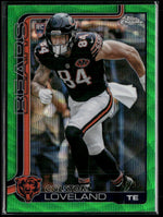 2025 Topps Chrome Green Geometric Refractor Colston Loveland Rookie #/99 #345