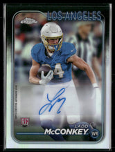 2024 Topps Chrome Rookie Autographs Refractor Ladd McConkey Auto #RA-LM