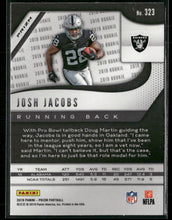 2019 Panini Prizm Prizm Josh Jacobs Rookie #323