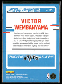 2023-24 Donruss Victor Wembanyama Rookie #220