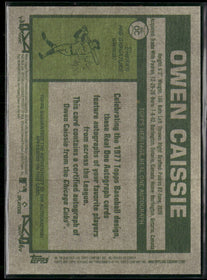 2026 Topps Heritage Real One Autographs Owen Caissie Auto #ROA-OC