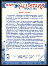 1989-90 Fleer Stickers Michael Jordan #3