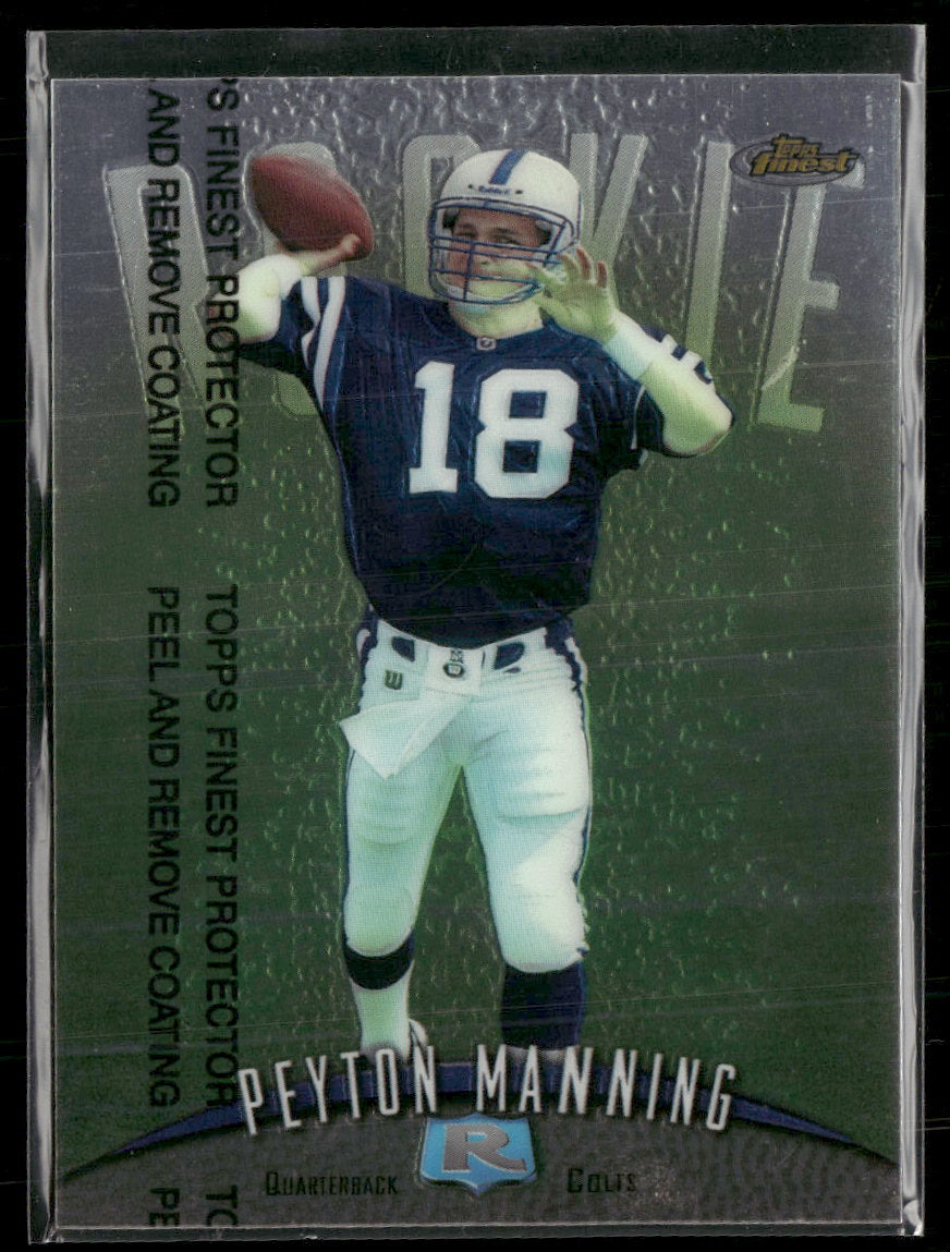1998 Finest Refractors Peyton Manning Rookie #121