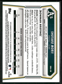 2025 Bowman Chrome Prospect Auto Mega Mojo Shotaro Morii #BMA-SM