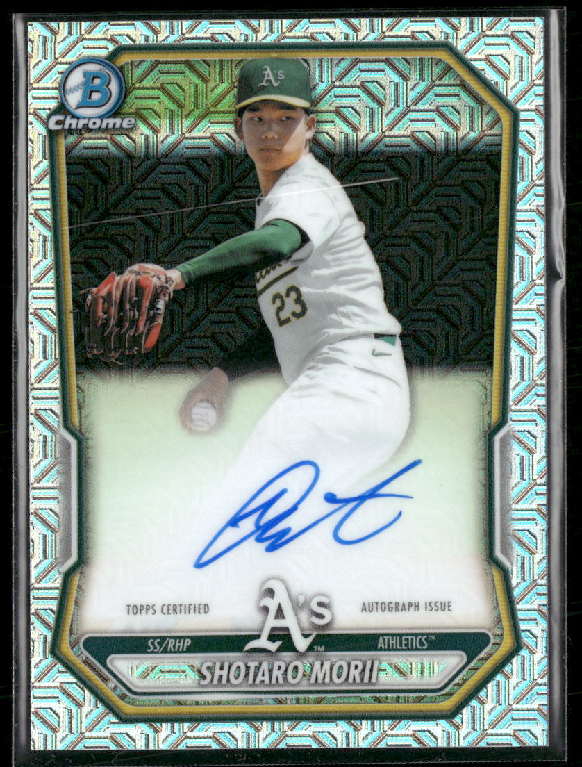 2025 Bowman Chrome Prospect Auto Mega Mojo Shotaro Morii #BMA-SM