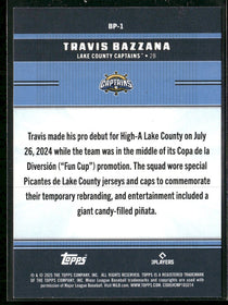 2025 Topps Pro Debut Ballpark Promos Green Foil Travis Bazzana #/99 #BP-1
