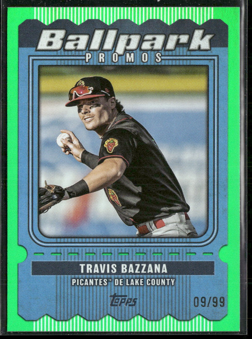 2025 Topps Pro Debut Ballpark Promos Green Foil Travis Bazzana #/99 #BP-1