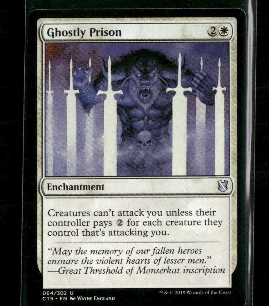 Commander 2019 Ghostly Prison #64