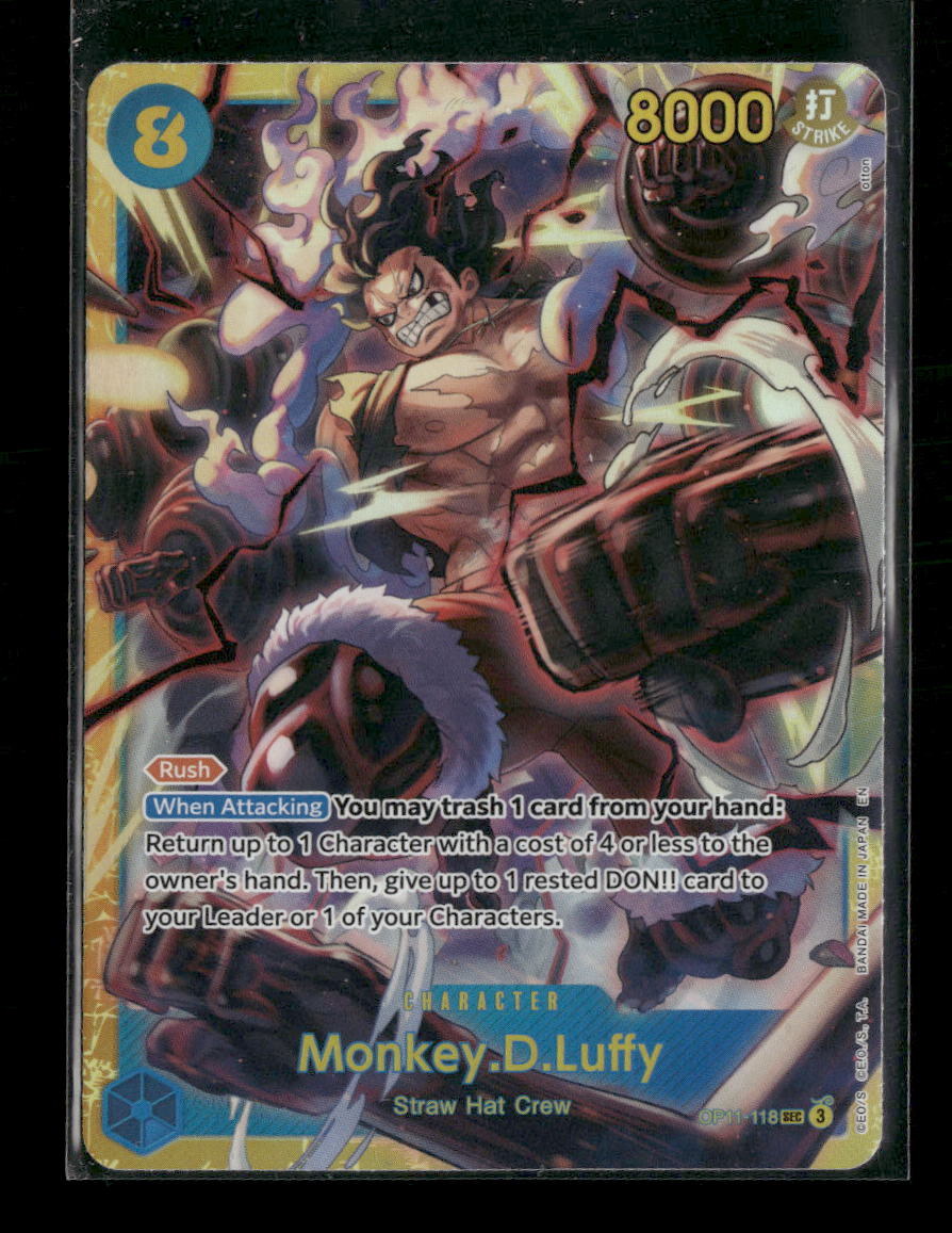 A Fist of Divine Speed Monkey.D.Luffy (118) #OP11-118
