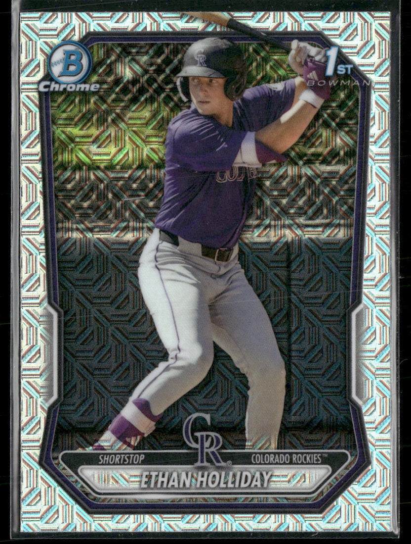 2026 Bowman Chrome Prospects Mojo Ethan Holliday #BCP-1