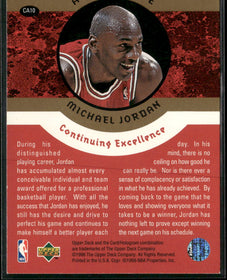 1996-97 Upper Deck A Cut Above: The Jordan Years 3x5 Michael Jordan #CA10