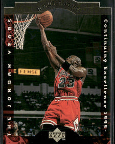 1996-97 Upper Deck A Cut Above: The Jordan Years 3x5 Michael Jordan #CA10