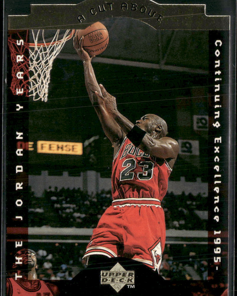 1996-97 Upper Deck A Cut Above: The Jordan Years 3x5 Michael Jordan #CA10