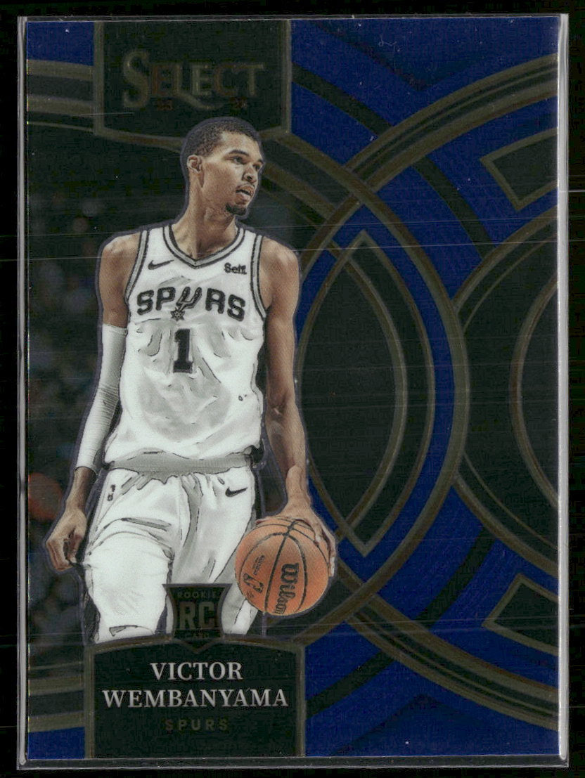 2023-24 Panini Select Blue (Retail Base) Victor Wembanyama Rookie #121
