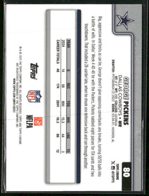 2025 Topps Chrome Orange Wave Refractor George Pickens #/25 #80