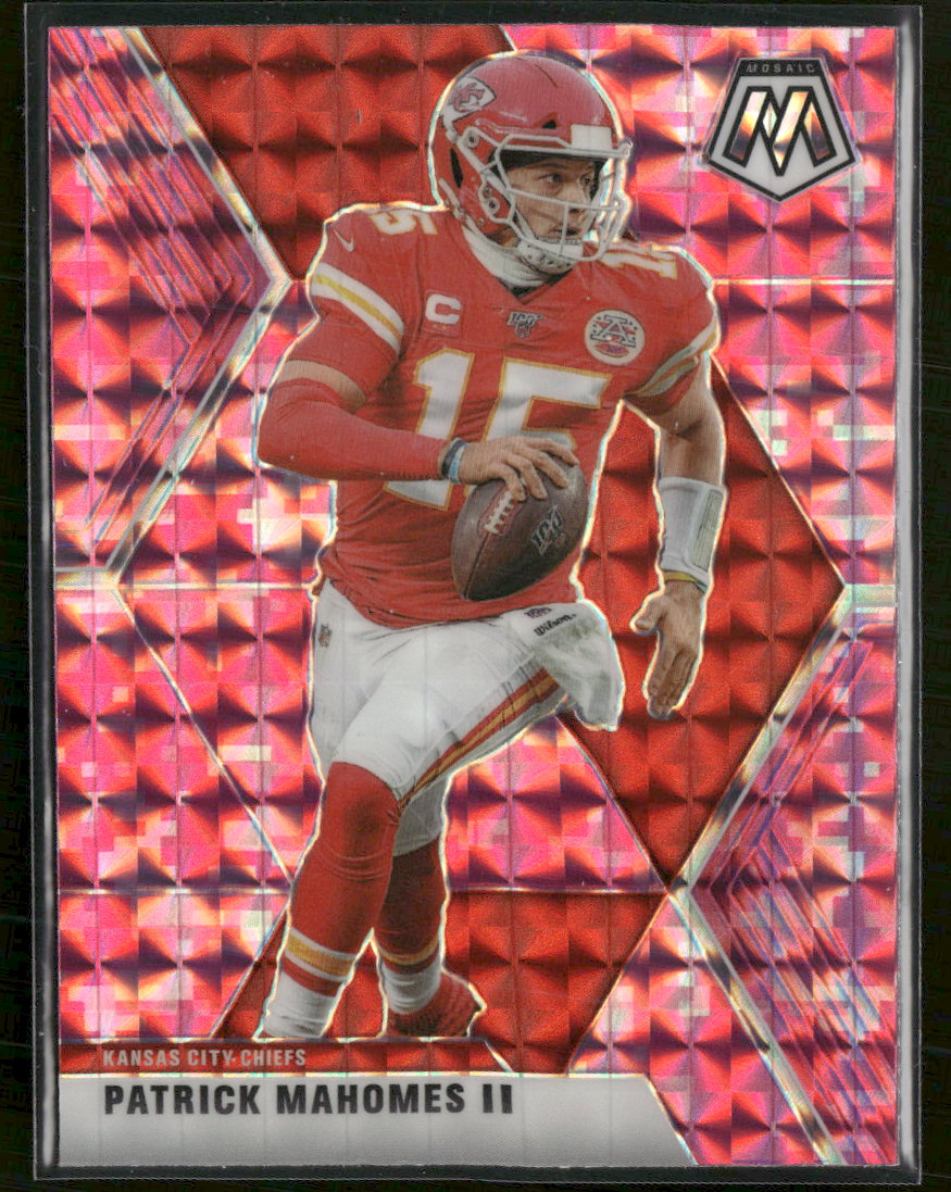 2020 Panini Mosaic Prizm Camo Pink Patrick Mahomes II #1