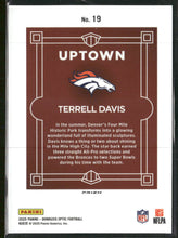 2025 Donruss Optic Uptown Terrell Davis #19