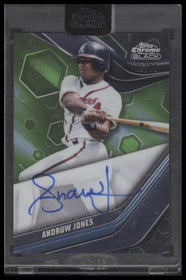 2023 Topps Chrome Black Auto Green Refractor Andruw Jones #/99 #CBA-AJO