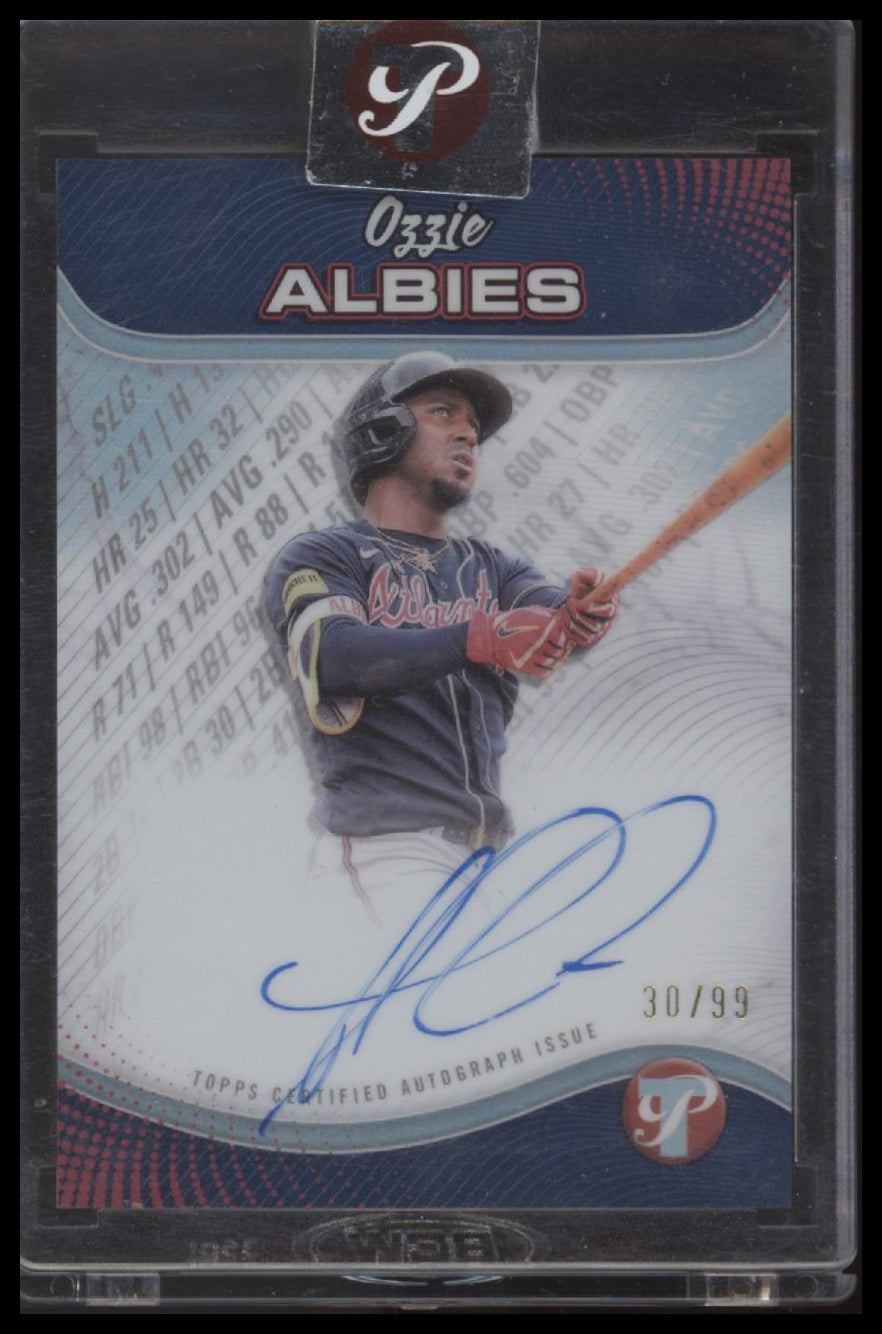 2024 Topps Pristine Pristine Production Auto Ozzie Albies #/99 #PPA-OA