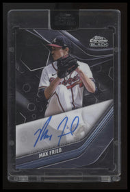 2023 Topps Chrome Black Autographs Max Fried Auto #CBA-MF