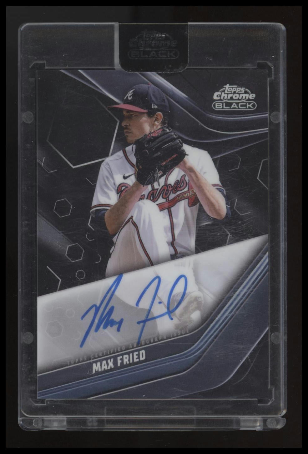 2023 Topps Chrome Black Autographs Max Fried Auto #CBA-MF