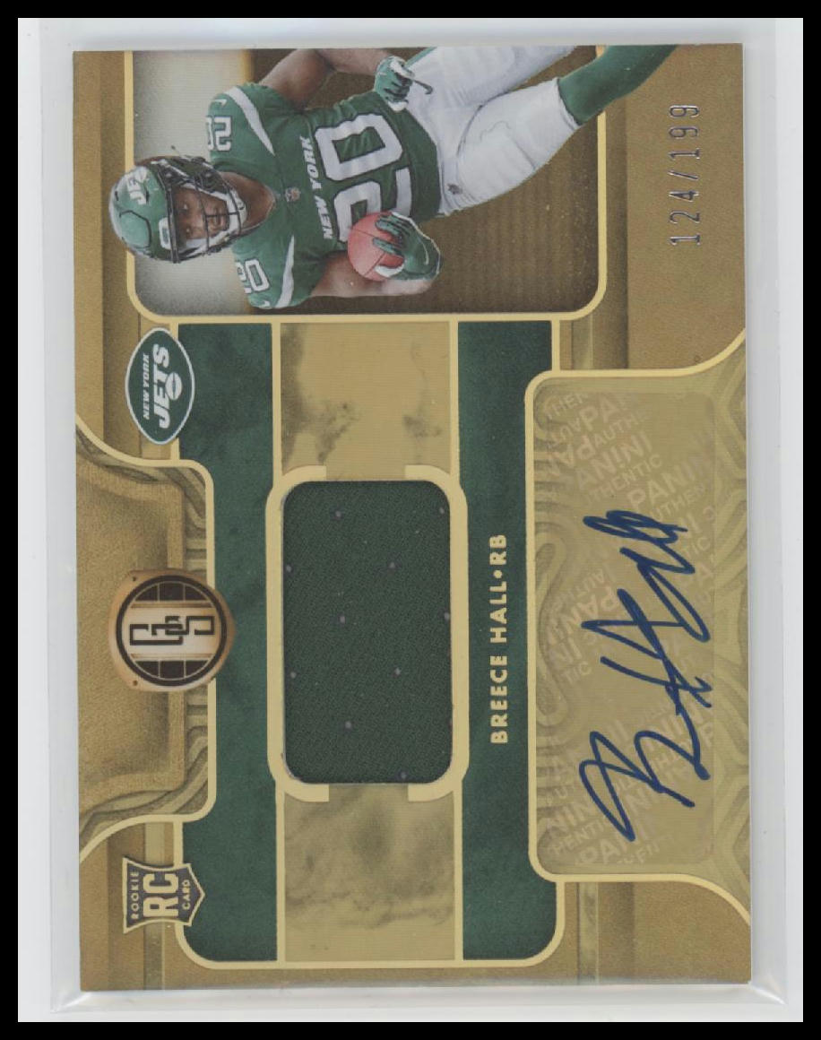 2022 Panini Gold Standard Breece Hall #/199 Auto #207