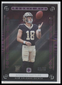 2024 Panini Photogenic Rookie Pix Purple Spencer Rattler #/75 #8