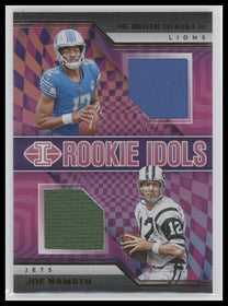 2023 Panini Illusions Rookie Idols Dual Memorabilia H Hooker / J Namath #RM-HN