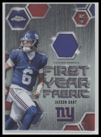 2025 Topps Chrome First Year Fabric Jaxson Dart #FYF-JD