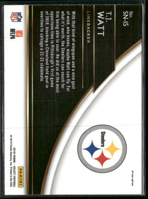 2018 Panini Select Snapshots Prizm T.J. Watt #SN-15