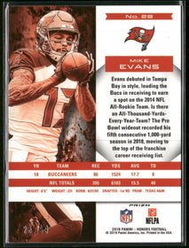 2018 Panini Honors Mike Evans #/99 #28