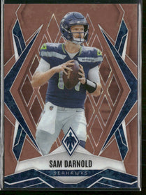 2025 Panini Phoenix Bronze Winter Prizm Sam Darnold #/50 #49