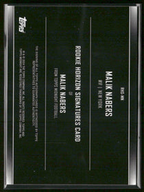 2024 Topps Midnight Rookie Horizon Signatures Malik Nabers Auto #RHS-MN