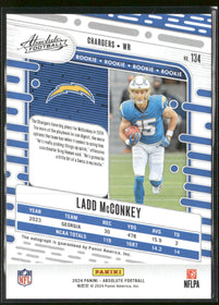 2024 Panini Absolute Ladd McConkey Rookie #/350 #134