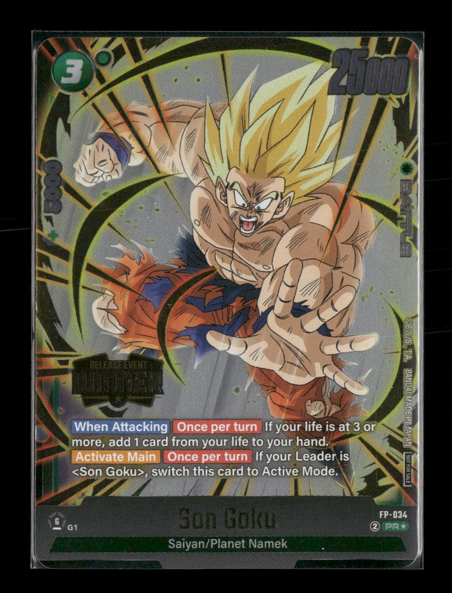 Son Goku - FP-034 (Release Event Winner) - FW Promo Cards and Packs (DBSFW_PR)