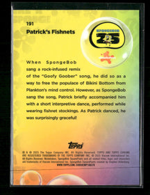 Topps Chrome Spongebob 2025 | Patrick's Fishnets | 191
