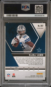 2020 Panini Mosaic Silver Prizm Ceedee Lamb 10 PSA #207