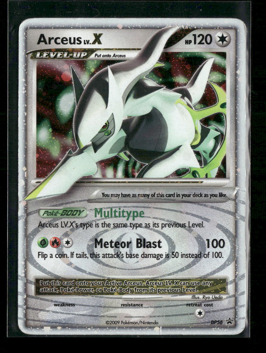 Diamond and Pearl Promos Arceus LV.X #DP56 Damaged