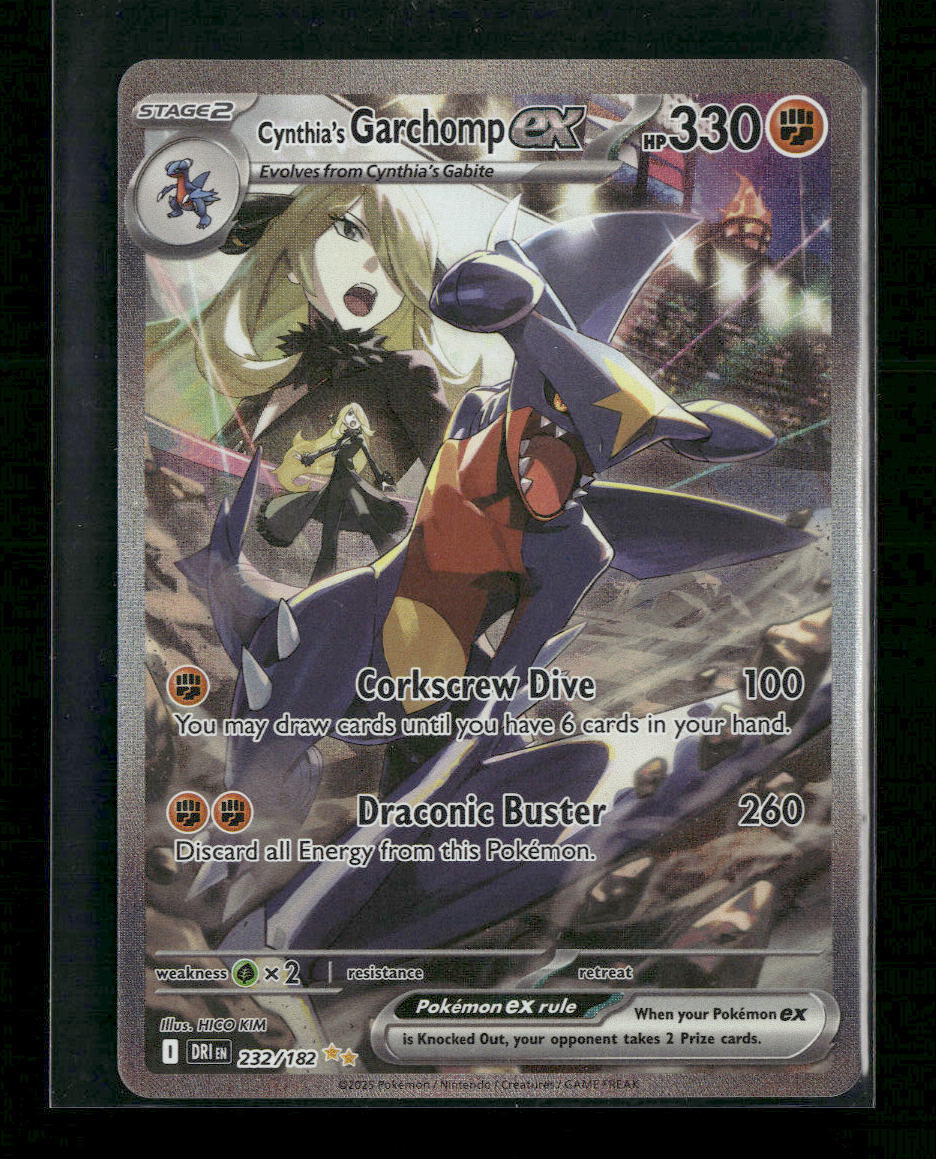 SV10: Destined Rivals Cynthia's Garchomp ex #232/182