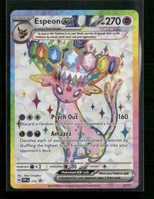 SV: Scarlet & Violet Promo Cards Espeon ex #SVP 175 Damaged